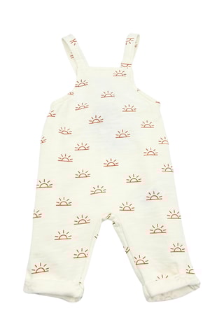 Biologisch Katoenen Tuinbroek - Wit