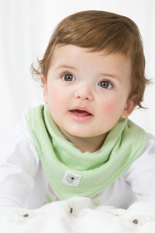 Biologisch Katoenen Slabbetje - Groen