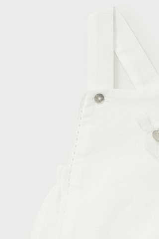 Linnen Kruippakje - Wit