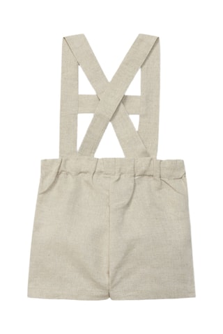 Linnen Tuinshort - Beige