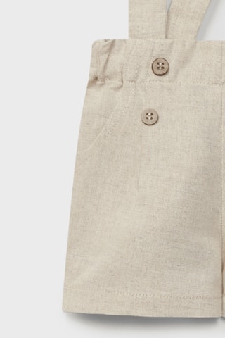 Linnen Tuinshort - Beige