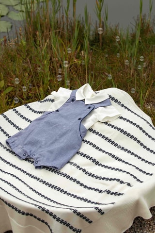 Tuinbroek - Blauwgrijs