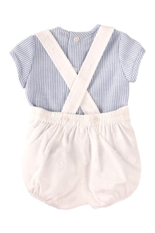 T-shirt en Pakje - Blauw en Wit