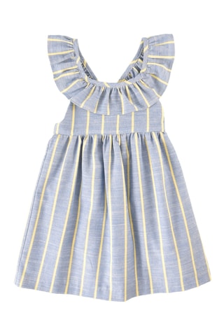 Jurk - Gemêleerd blauw