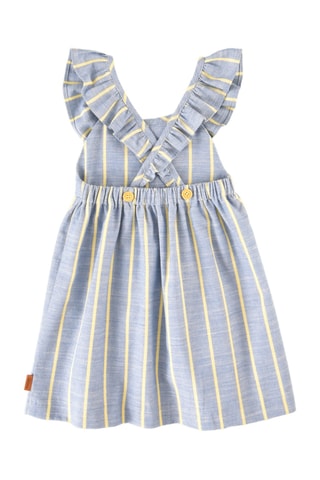 Jurk - Gemêleerd blauw