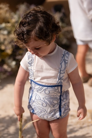 T-shirt en Pakje - Donkerblauw