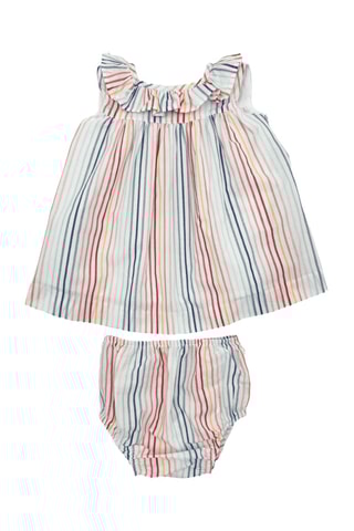 Linnen Jurk en Bloomer - Wit