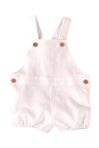 Linnen Tuinshort - Wit