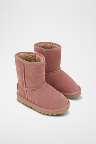 Gevoerde Enkellaarzen - Roze