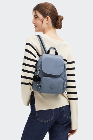 Mochila City - Azul-cinza