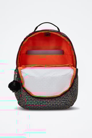 Mochila Seoul - Preto e laranja