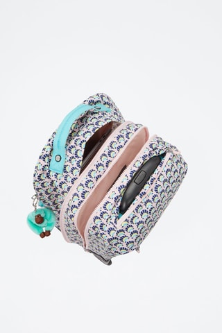 Mochila com rodas Sari - Rosa e azul-marinho