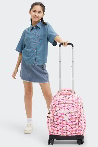 Mochila com rodas New Zea - Rosa