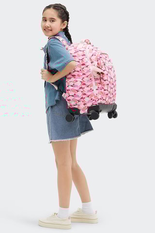 Mochila com rodas New Zea - Rosa