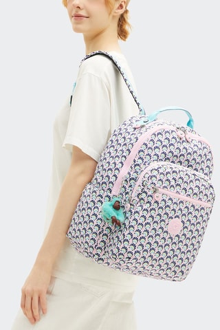 Mochila Seoul - Rosa e azul-marinho