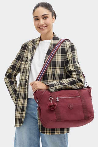 Mala de ombro Art - Bordô