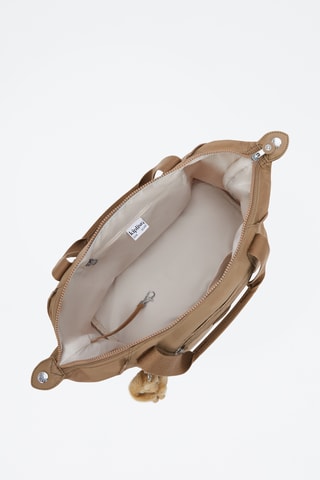 Mala de ombro Art - Bege-escuro