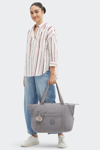 Mala de ombro Art M - Cinzento