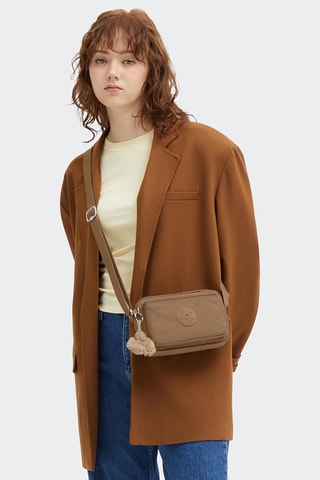 Mala a tiracolo Abanu - Castanho-claro