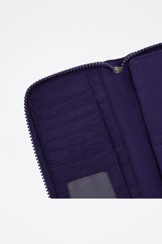 Carteira comprida Money World - Azul-marinho