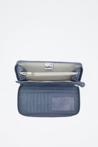 Carteira comprida Money World - Azul-cobalto