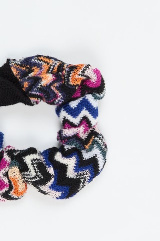 Wollen Scrunchie - Zwart