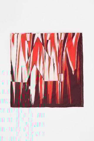 Carré en soie - Marron foncé