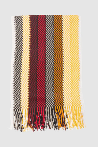 Wollen Sjaal Geel en Rood