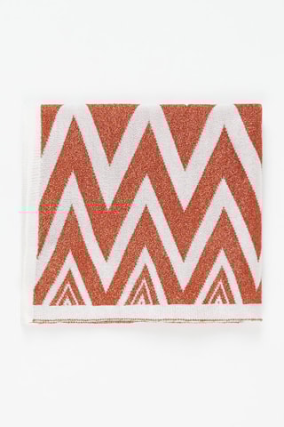 Carré - Marron et blanc