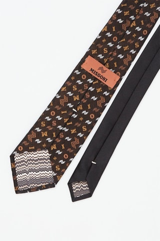 Zijden Stropdas Zwart