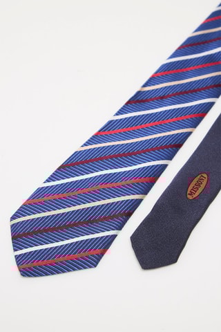 Cravate en soie - Bleu