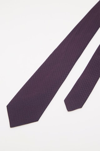 Zijden Stropdas - Paars