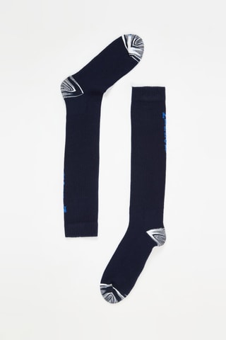 Chaussettes - Bleu foncé et blanc