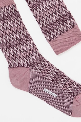 Sokken - Oudroze en Bordeauxrood