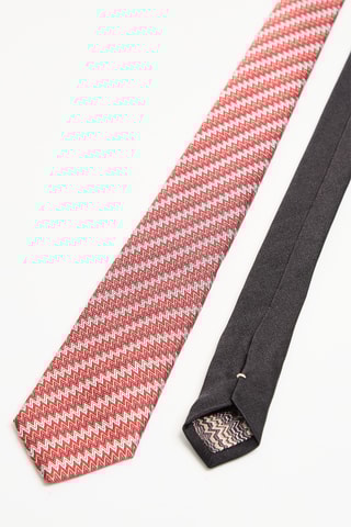 Cravate en soie - Rouge