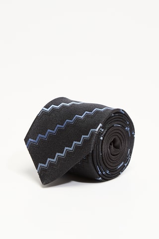 Cravate en soie - Noir