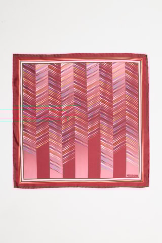 Carré en soie - Rouge