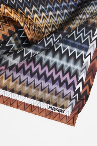 Carré en soie - Noir