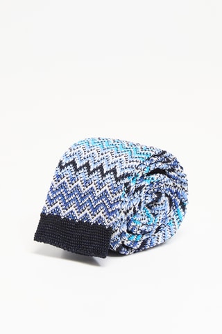 Cravate en soie - Bleu