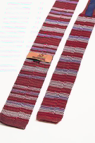 Cravate en soie - Rouge