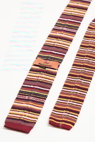 Cravate en soie - Rouge