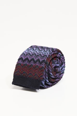 Cravate en soie - Violet