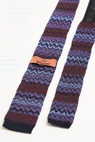 Cravate en soie - Violet