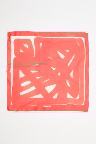 Carré en soie - Corail