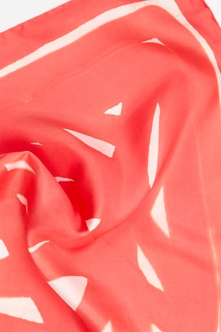 Carré en soie - Corail