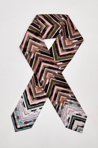 Foulard en soie - Marron