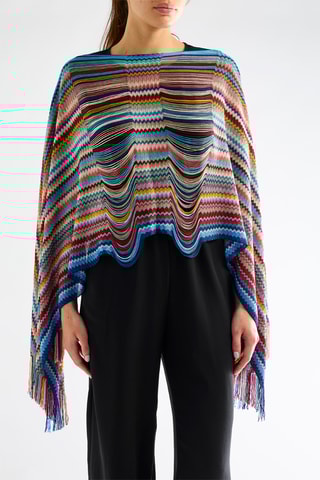 Poncho sans manches - Multicolore