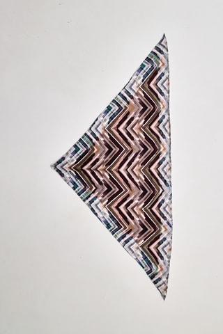 Foulard en soie - Marron