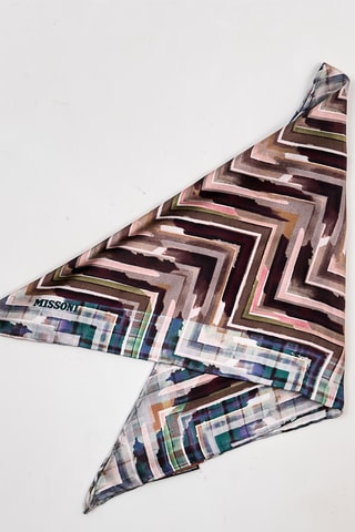 Foulard en soie - Marron