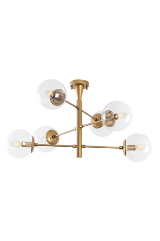 Suspension Arge - Doré - 6 x 40 W